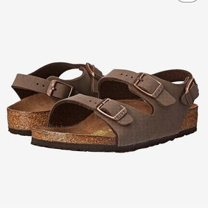 Birkenstock Roma Kids Rome Sandal Mocha Brown 29